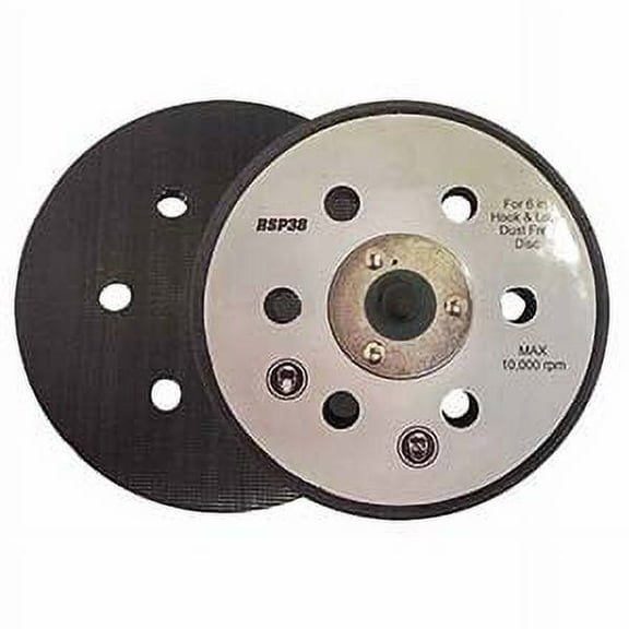 Superior Pads & Abrasives RSP38 Random Orbit Sander Hook & Loop 6" Pad 6 holes rep Porter Cable 18002 - RSP38