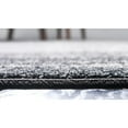 thumbnail image 4 of Unique Loom Round Solid Print Modern Area Rugs, Dark Gray, 4 of 7