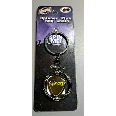 Ozzy Osbourne Spinner Pick Key Chain