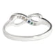 thumbnail image 4 of JOYARIS Anillo De Compromiso Promesa Boda Nudo Infinito De Plata 925 Talla 8 AN-0000123, 4 of 4
