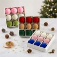 thumbnail image 7 of Large Velvet Christmas Balls, Christmas Tree Balls Decorative Hanging Ornaments Christmas Tree Decorations Xmas Ornaments Balls for Family Wedding Party, 7 of 7