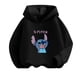 thumbnail image 3 of Sudadera con capucha y estampado de Stitch para niños y niñas, ropa informal con letras, estilo kawaii, moda, anime, manga, dibujos animados, 3 of 5