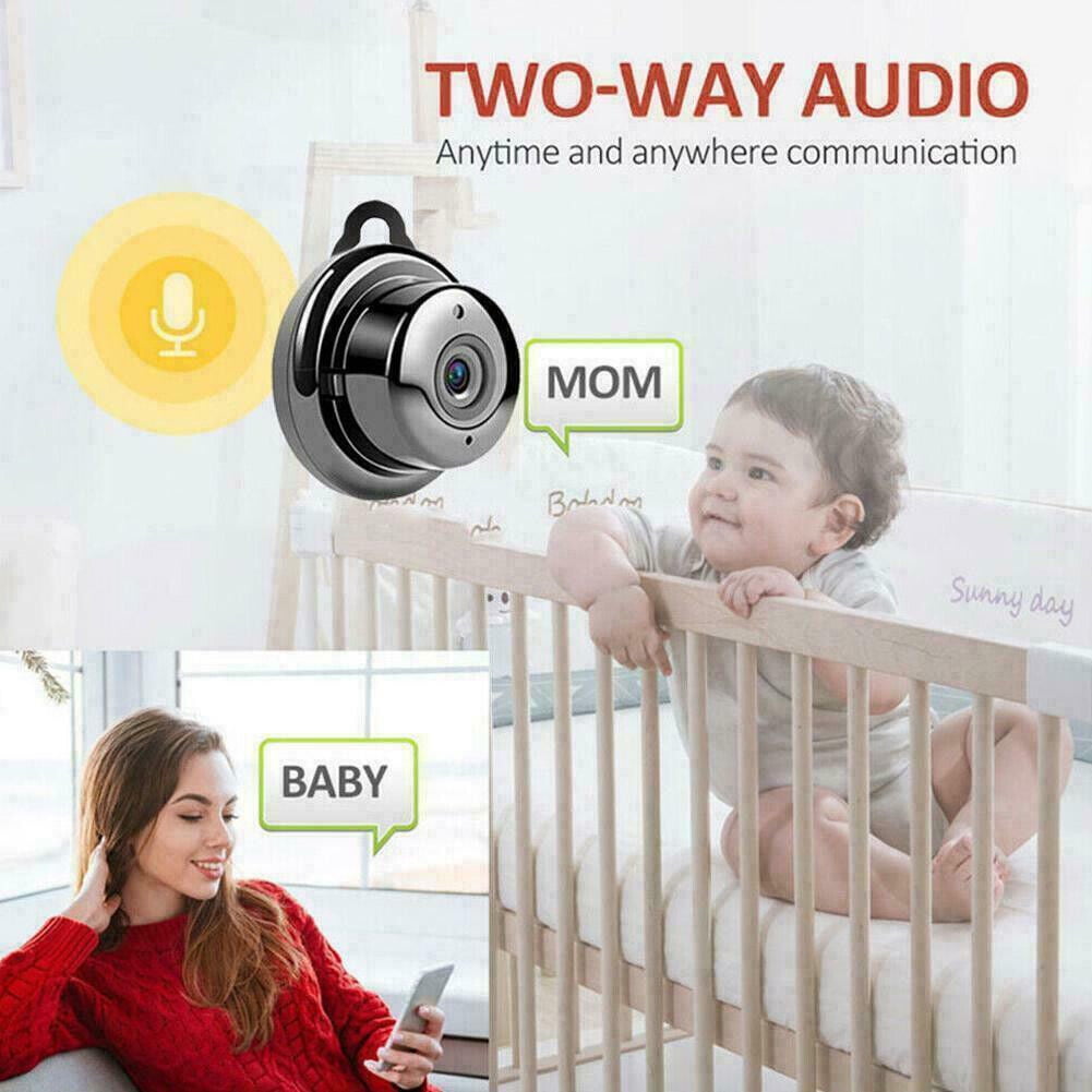 Mini Wireless Baby Monitor WIFI IP Camera HD 1080P Security Camera Night Vision