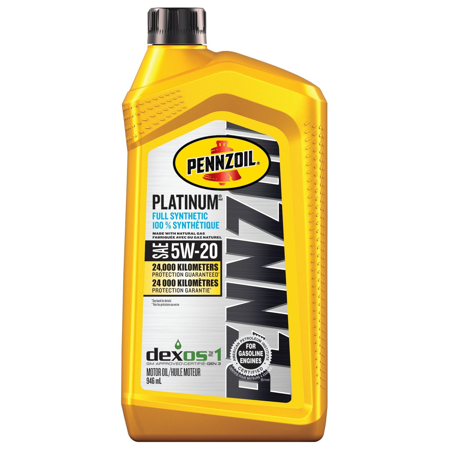 Huile moteur Pennzoil Platinum 5W-20 946ML