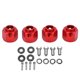 thumbnail image 1 of Adaptador de cubo de rueda hexagonal RC, conector de ensanchamiento de cubo para vehículo Traxxas 1/10 RC Crawler Car, rojo, 10mm, 1 of 8