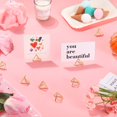 thumbnail image 7 of 100 Pcs Place Card Holder Triangle Shape Table Number Holder Wedding Table Card Holders Mini Name Card Holder Place Setting Holder Picture Clips Stand for Centerpiece Anniversary Party(Gold), 7 of 7