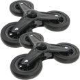 thumbnail image 1 of Dosaele Shopping Cart Casters Wheel Wheels for Luggage Stair Climbing Triangle Triangular Four, 1 of 6