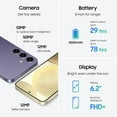 thumbnail image 3 of Open Box - Samsung Galaxy S24 256GB - Amber Yellow - Unlocked, 3 of 4