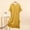 Yellow, variant on Blmnix Sleep Shirts for Women Chemise Nightgowns Bamboo Nightgowns Sleepshirts Nightshirt Short Sleeve Pink Below-the-Knee Crew Neck Cotton Nightgowns,XL