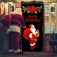 thumbnail image 4 of kladzum Merry Christmas Door Cover 72.8"x35.4" Printed Door Curtain Exquisite Background Door Covers Hanging Fabric Christmas Decorations Winter Holiday Gifts, 4 of 7
