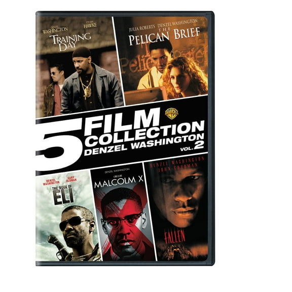 5 Film Collection: Denzel Washington: Volume 2 (Training Day / The Pelican Brief / The Book of Eli / Malcolm X / Fallen) (DVD)