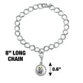 thumbnail image 4 of Penguin Crossing Sunglasses Silver Plated Bracelet with Antiqued Charm, 4 of 5
