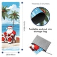 thumbnail image 4 of Santa Claus Yoga Towel with Storage Bag, 72.8"x26.8", Suitable for Yoga, Pilates, Fitness, etc., 4 of 6