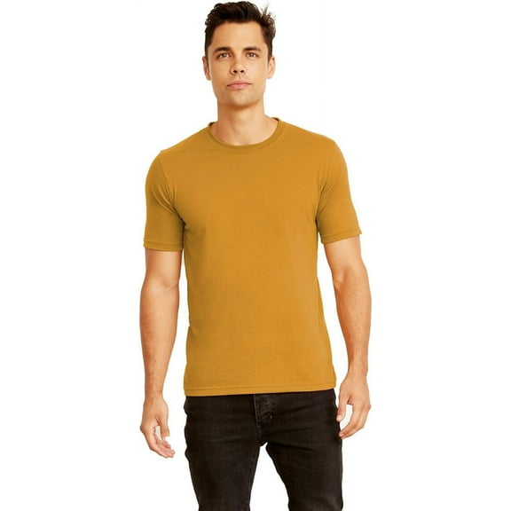 Next Level Premium Fit Extreme Soft Rib Knit Jersey T-Shirt, Maroon, Small