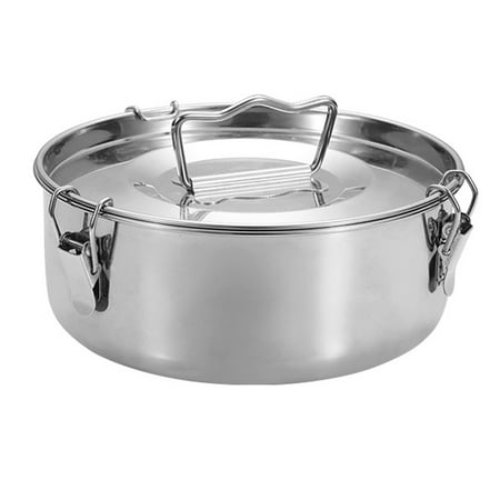 

Cake Baking Flan Cooking With Lid Stainless Steel Large Capacity Top Handle
