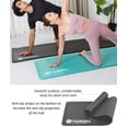 thumbnail image 4 of YR Tapete de Yoga Extragruesa 4/5" Tapetes de Ejercicio de Pilates de Espuma de Alta Densidad para Gimnasio en Casa 76" de Largo, Gris, 4 of 9