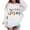 A105 White, variant on Glisme Toddler Girls Sweatshirt Graphic Print Long Sleeve Crew Neck Fall Winter Soft Sweatshirts For Girls Size 3-4 Years