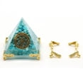 thumbnail image 3 of Accesorios Pirámide Órgano Base Trípode Adornos Artesanales Resina Cristal Orgonita 4 Uds., 3 of 5