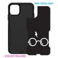 thumbnail image 2 of DistinctInk Custom SKIN / DECAL compatible with OtterBox Commuter for iPhone 11 (6.1" Screen) - Potter-inspired Glasses, 2 of 5