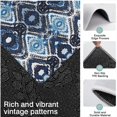 thumbnail image 3 of Blue Geometric Pattern Kitchen Rugs Sets Of 3,Kitchen Runner Rugs Non Skid Washable,Decorative Kitchen Floor Mats for Kitchen,Sink,Laundry,17"x30"+ 17"x47" + 17"x59", 3 of 6