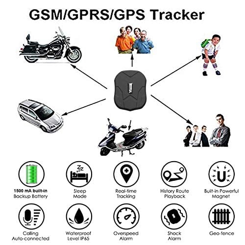 ZEERKEER Mini Rastreador GPS para Vehículos Ocultos Magnético Mini Loc