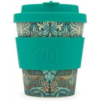 Reusable Sustainable To-Go Travel Coffee-Cup - Ecoffee Cup - Portable Cups With No Leak Silicone Lid - Dishwasher Safe (8oz, Kelmscott)