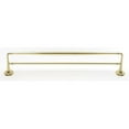 thumbnail image 3 of Alno A6725-24 Charlie's 24" Wide 2 Bar Solid Brass Double Towel Bar - Nickel, 3 of 7