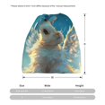 thumbnail image 3 of Vsdgher Cute Angel Winged Rabbit Slouchy Beanie Hat for Men/Women, Skull Cap Chemo Cap Night Sleeping Cap, 3 of 8