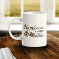 thumbnail image 2 of Happiness Is A Journey Not A Destination 11oz Plastic Coffee Mug | Funny Sporty Cup, 2 of 8