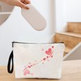 thumbnail image 3 of Wzzjkit Valentines Day Decorations Makeup Bag Women's Lipstick Makeup Bag Outdoor Multi Functional Portable Storage Bag Student Pen Bag Valentines Day Decor, 3 of 5