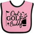 thumbnail image 3 of Inktastic Dad's Golf Buddy Boys or Girls Baby Bib, 3 of 4