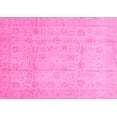 thumbnail image 1 of Ahgly Company Machine Washable Indoor Rectangle Oriental Pink Traditional Area Rugs, 3' x 5', 1 of 4