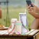thumbnail image 5 of Water Bottle Handle Fit 8-40 oz Bottle, Silicone Water Bottle Handle Strap for Walking, Hiking, Traveling, 5 of 5