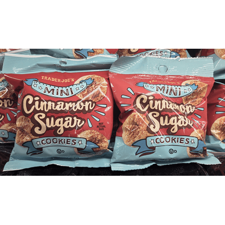 Trader Joe's Mini Cinnamon Sugar Cookies 2oz 57g (2 Bags)