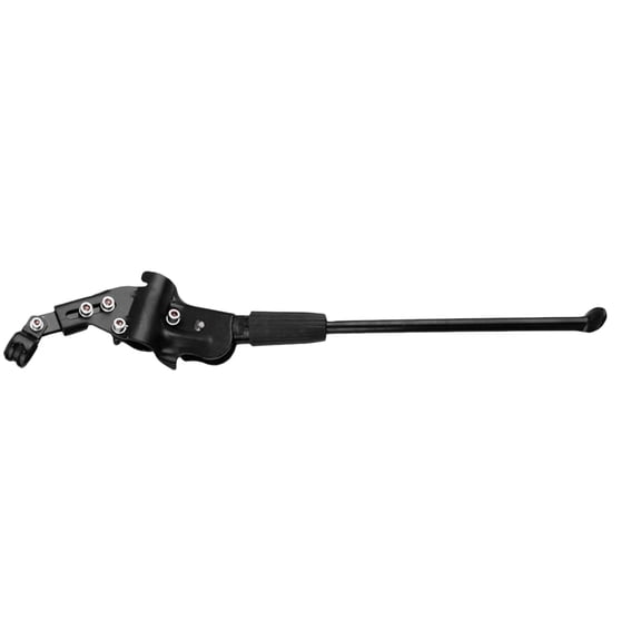 Adjustable Aluminum Alloy Bike Leg Support for Stable Bike Standing Black Fits Most Bikes 2.5 Inches