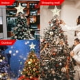thumbnail image 3 of Gogcaro Glittering Silver LED Lights Five-Pointed Star 25cm×20cm Christmas Tree Topper - Perfect for Christmas Tree Decorations, 3 of 7