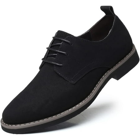 

Mens Suede Shoes Dress Shoes Classic Oxfords Business Casual Lace Up Derbys Shoes