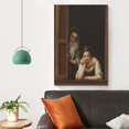 thumbnail image 4 of Bartolomé Esteban Murillo 《Two Women at A Window》 Wall Art Poster Picture Print Canvas Poster Wall Paint Art Posters Decor Modern Home Artworks Gift 12x18inch(30x45cm), 4 of 6
