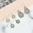 thumbnail image 1 of onlyliua Ofertas Del Día Liquidación Prime Canadá Pendientes de Gota de Agua de Color de Moda Bohemia, 1 of 5