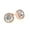 Rose Gold, variant on Jewelry VerPetridure Women Zircon Ear Studs Temperament Earrings Ear Clips Ladies Jewelry
