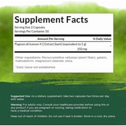 Swanson Pygeum - Herbal Supplement Promoting Male Prostate Health, Bladder, and Urinary Tract Health Support - Mens Health Supplement - (100 Capsules, 125mg Each) 2 Pack