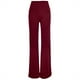 thumbnail image 4 of Gibobby Pantalones deportivos Pantalones de yoga de cintura alta informales con brillantes de plástico para mujer, pantalones de pierna ancha(Vino， M), 4 of 4