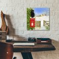 thumbnail image 5 of Epic Art 'Christmas Post Box' by Janet Pidoux, Acrylic Glass Wall Art, 12"x12", 5 of 8