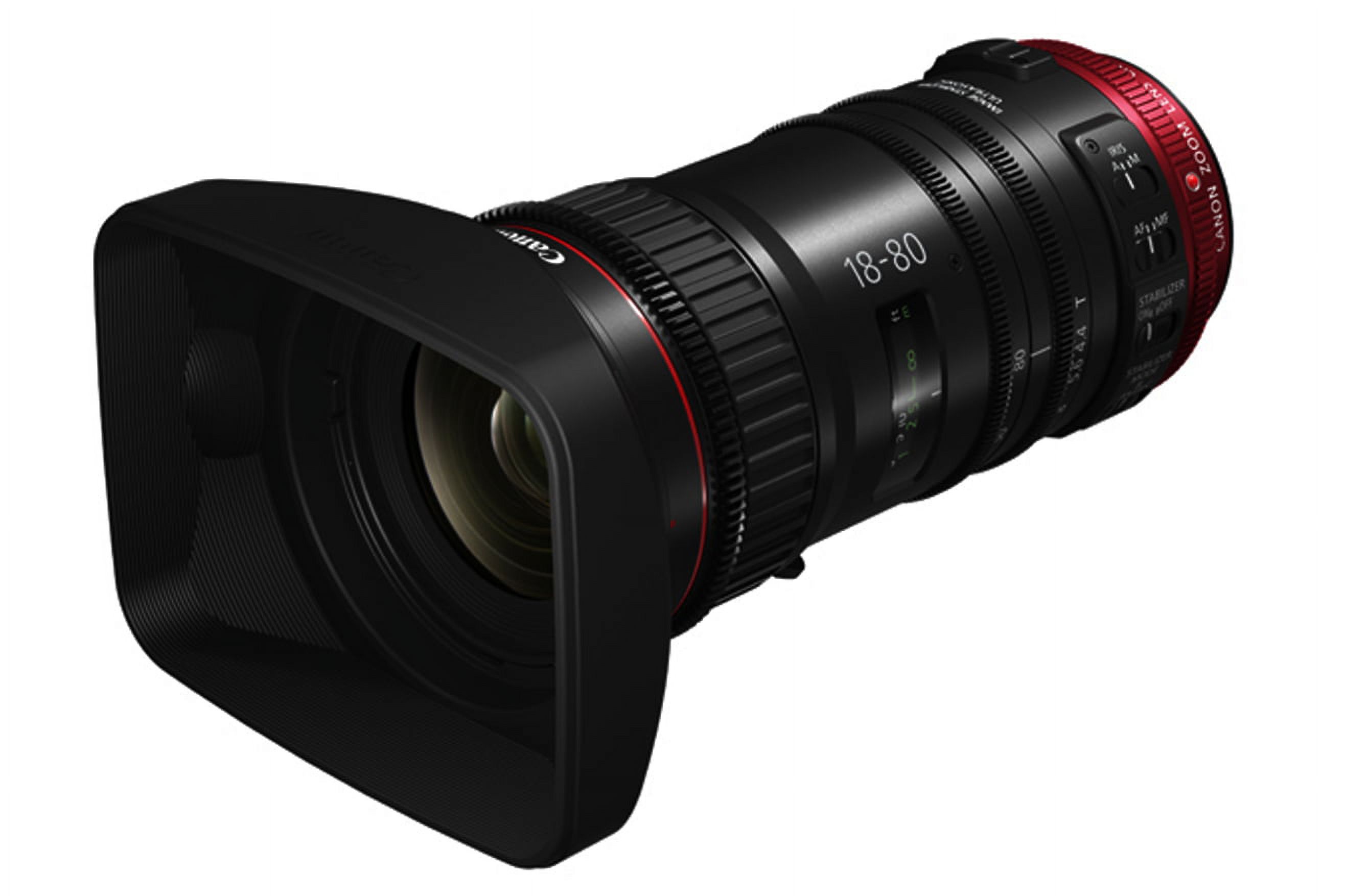 Canon CN-E 18-80mm T4.4 Compact-SERVO Cinema Zoom Lens (EF Mount) - image 3 of 4