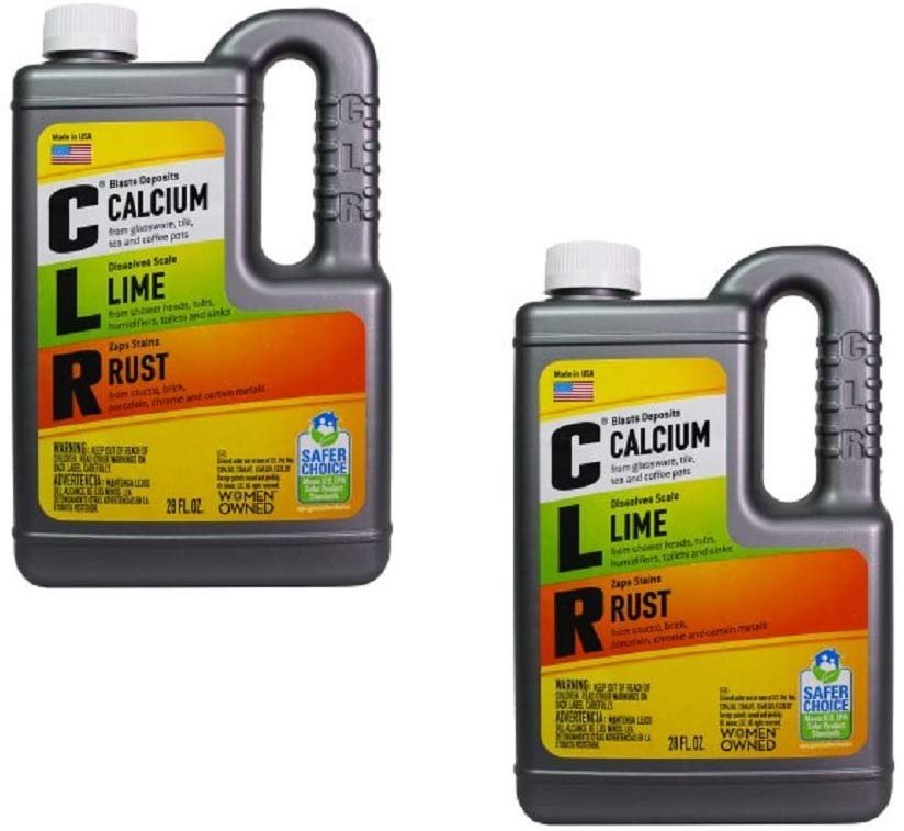 CLR Calcium, Lime & Rust Remover, Biodegradable, 28 Oz Bottle (Pack of