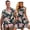 Butterfly, variant on Couple Matching Hawaiian Outfits Seahorses Mens Button Down Shirt Summer Beach Shirts and Womens Sleeveless Dress Size 2XL