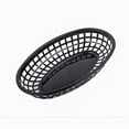 thumbnail image 3 of Yuarrent Cesta de plástico para comida rápida de 24 uds, de pan negro compacto, escurridor de forma ovalada única, barra, herramienta para Mostrada Yuarrent HA013221-00, 3 of 6