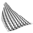 thumbnail image 2 of Geometric Lounger Chair Bag, Abstract Continuous Little Square Dots and Zigzags Contemporary Art, High Capacity Storage with Handle Container, Lounger Size, Charcoal Grey and White, by Ambesonne, 2 of 5