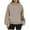 Khaki, variant on YHAJDS Winter Casual Blouse Top for Women,Womens Winter Loose Sweatshirt Pocket Tops Hooded Blouse Sweatshirt Solid Color Loose Long Sleeve Hooded Pullover Sweatshirt for Women Winter Warm Casual