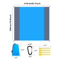thumbnail image 2 of Fityle 210x200cm Large Quick Drying Folding Picnic, 2 of 10